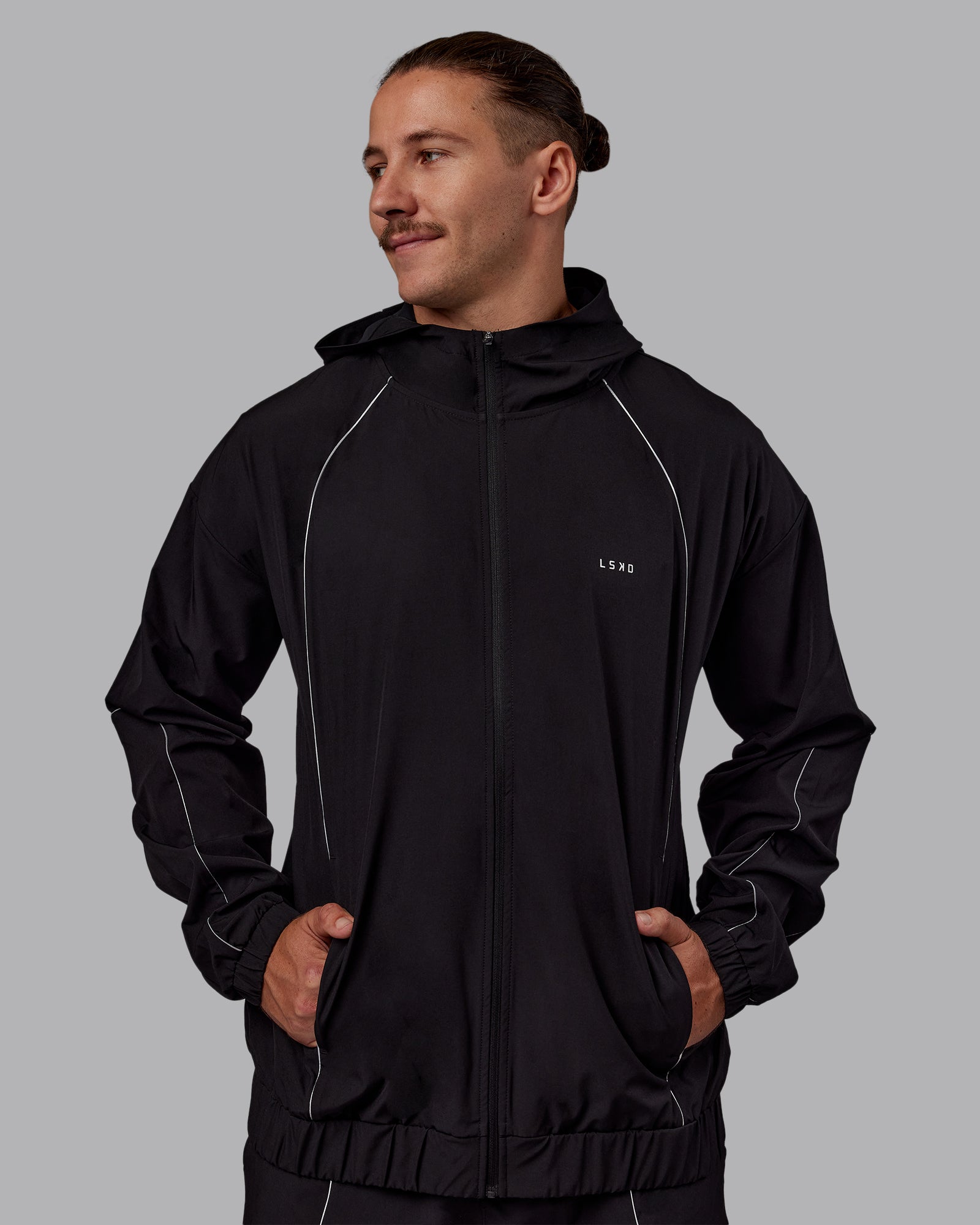 Nocturnal Zip Jacket - Black – LSKD