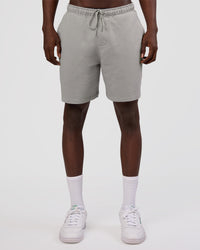 Man wearing Nothing Is Impossible 6" Short - Alloy-Black | Model:Okello | Size:M