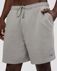 Man wearing Nothing Is Impossible 6" Short - Alloy-Black | Model:Okello | Size:M
