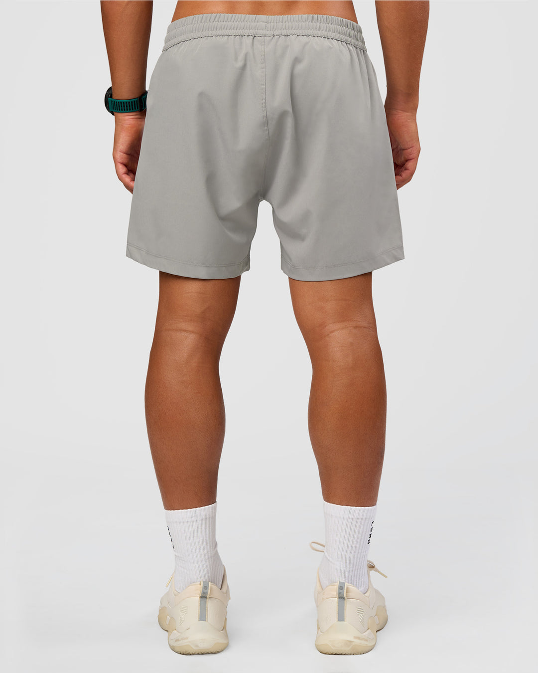 Man wearing Rep 5" Performance Short - Alloy | Model:George | Size:M