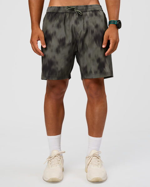 Rep 7'' Performance Short - Camo Washed Walnut Grey | LSKD