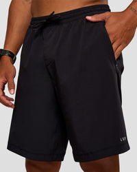Man wearing Rep 9'' Training Short - Black | Model:Malebo | Size:M
