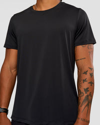 Man wearing Rep Training Tee - Black | Model:Malebo | Size:M | Thumbnail Index: 0