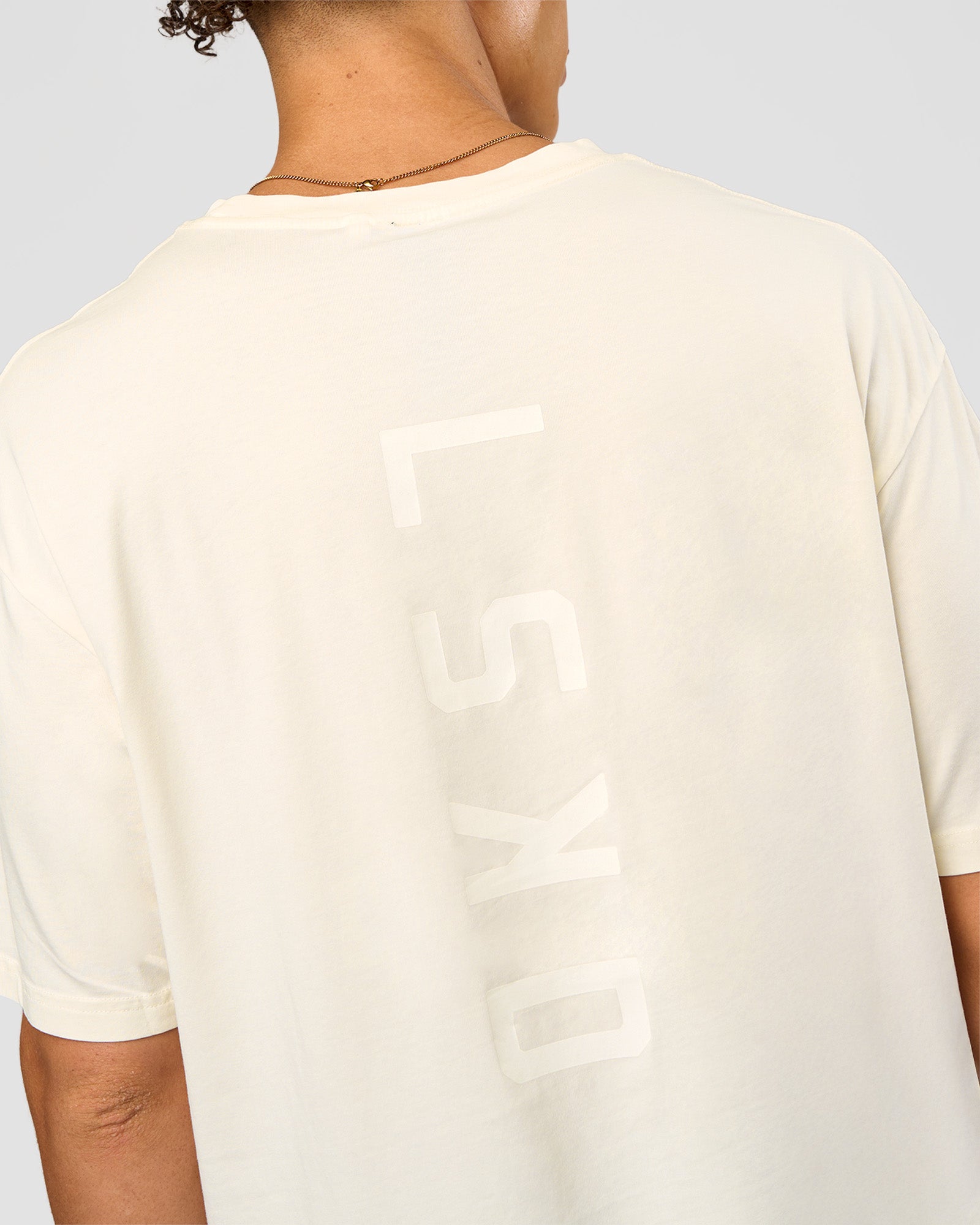 Shadow Mode FLXCotton Oversized Tee - Off White Washed | LSKD