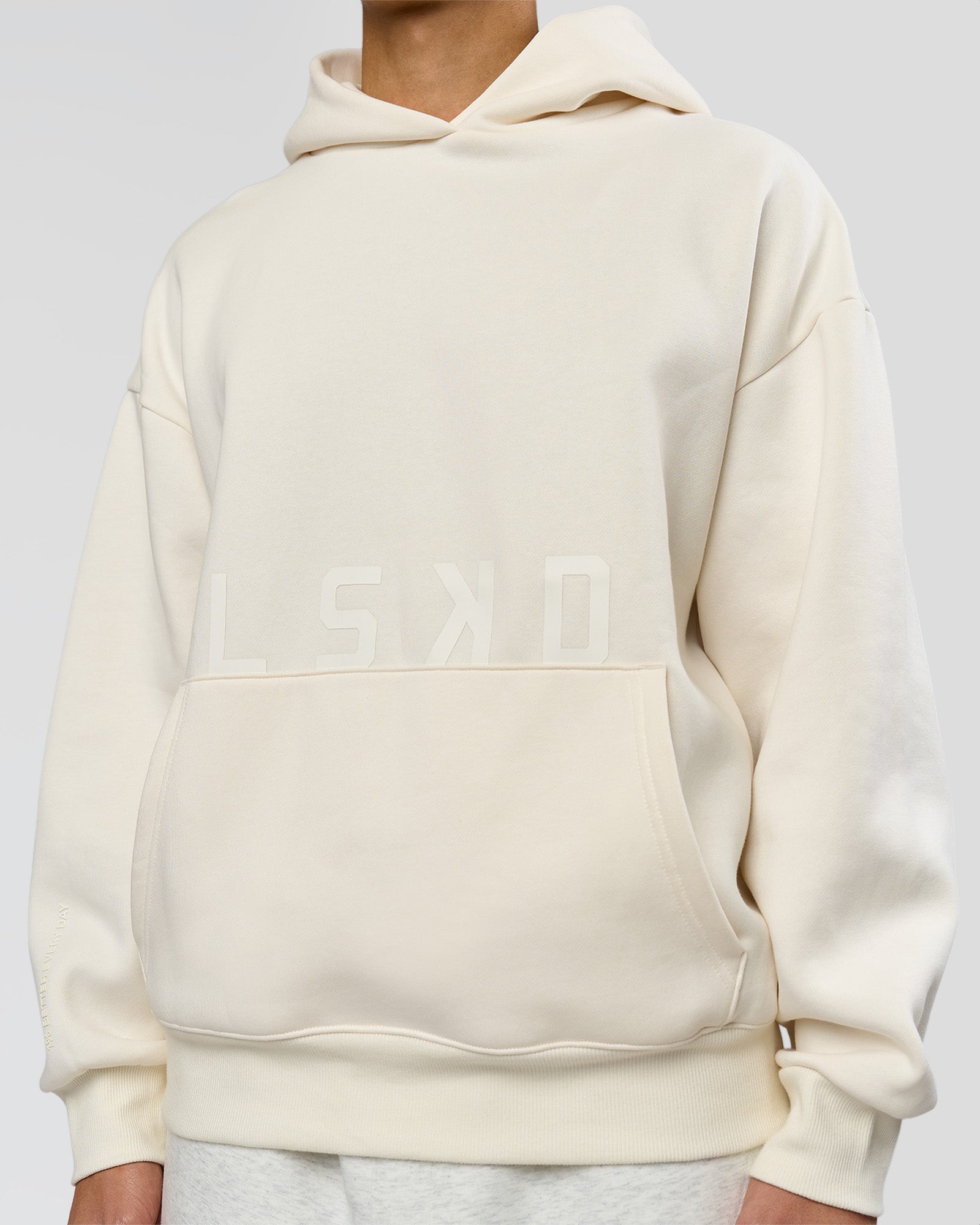 Shadow Mode Oversized Hoodie - Off White | LSKD