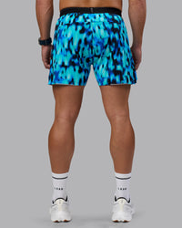 Man wearing UltraAir 5" Lined Performance Short - Luminous | Model:Jaiden | Size:M