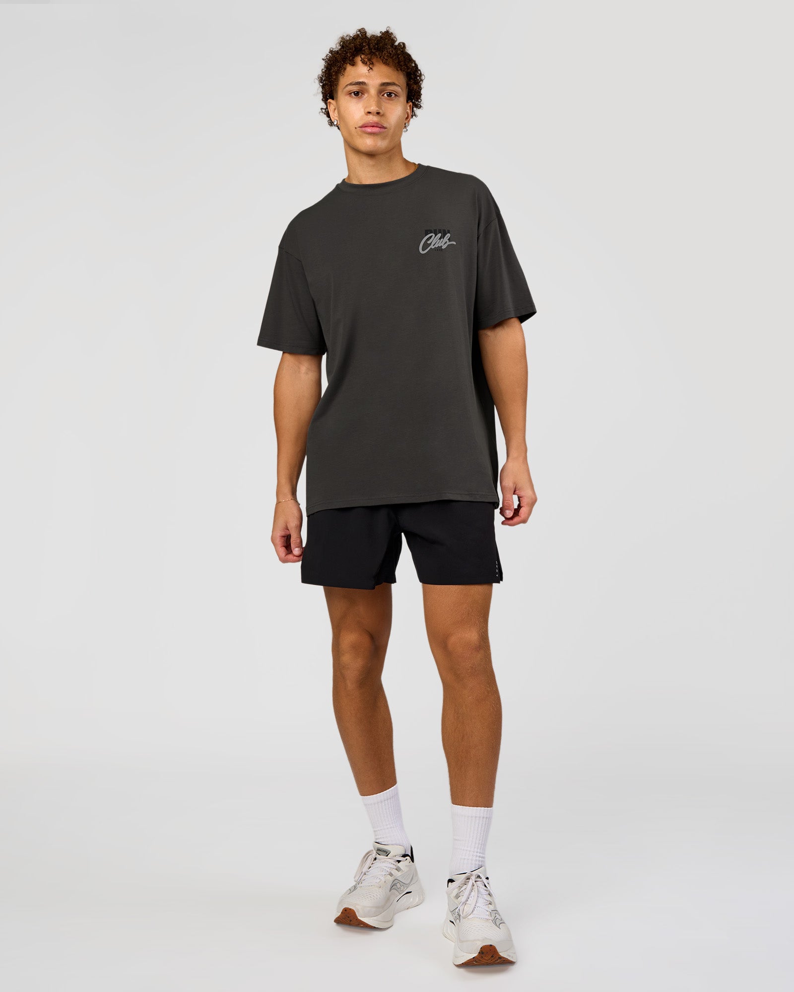 Values Run Club FLXCotton Tee - Dark Storm-Alloy | LSKD