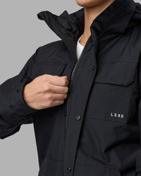 Woman wearing Marshall 2.0 Jacket - Black | Model:Amy | Size:M