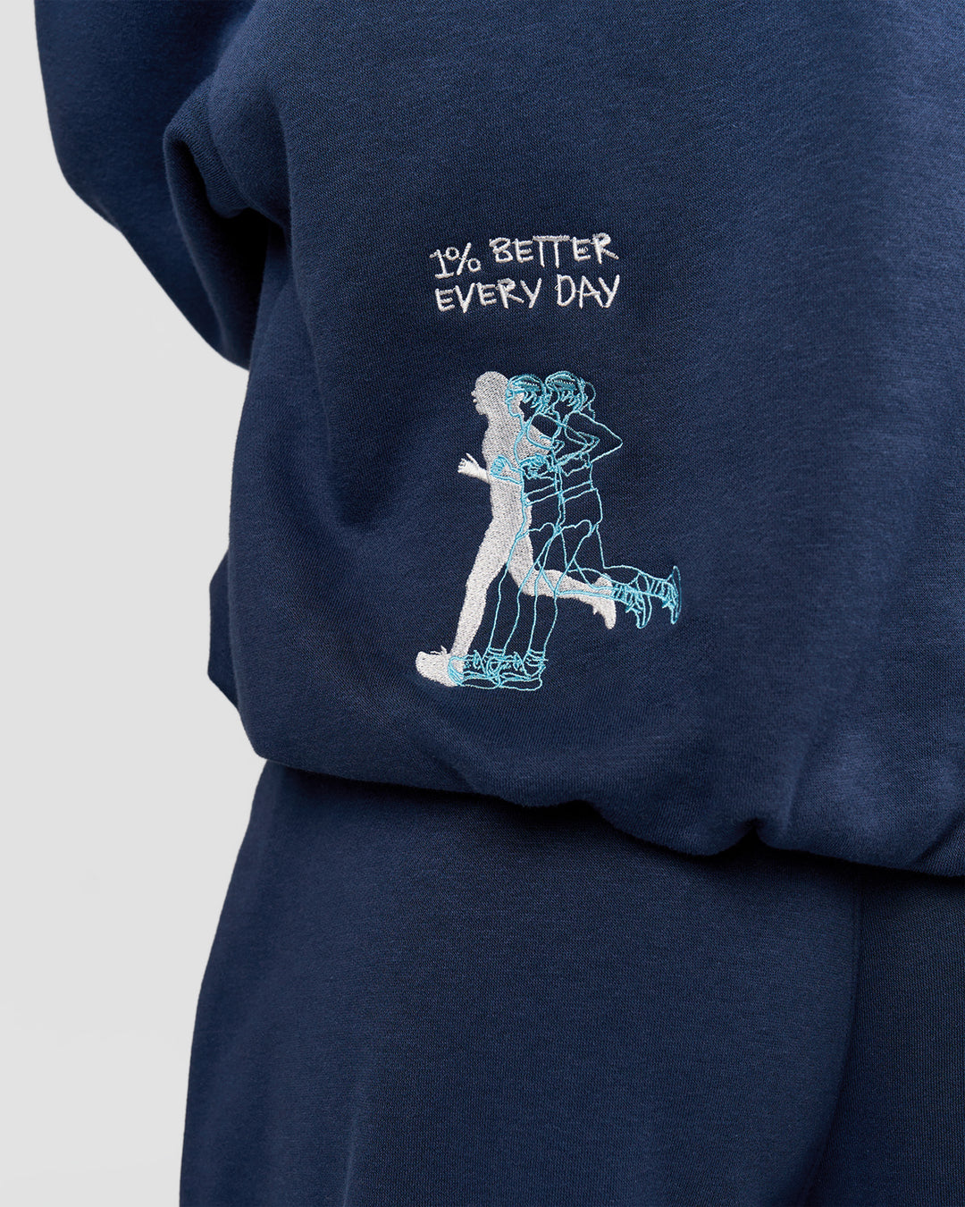Woman wearing Zola Oversized Hoodie - Future Navy | Model:Grace | Size:M