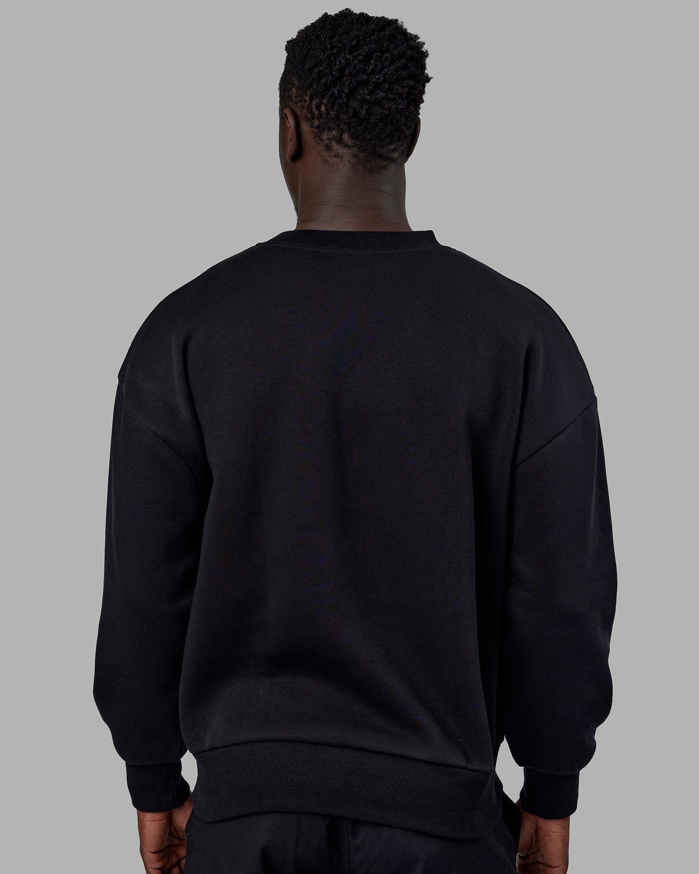 Unisex 1% Better Sweater Oversize - Black-White | LSKD