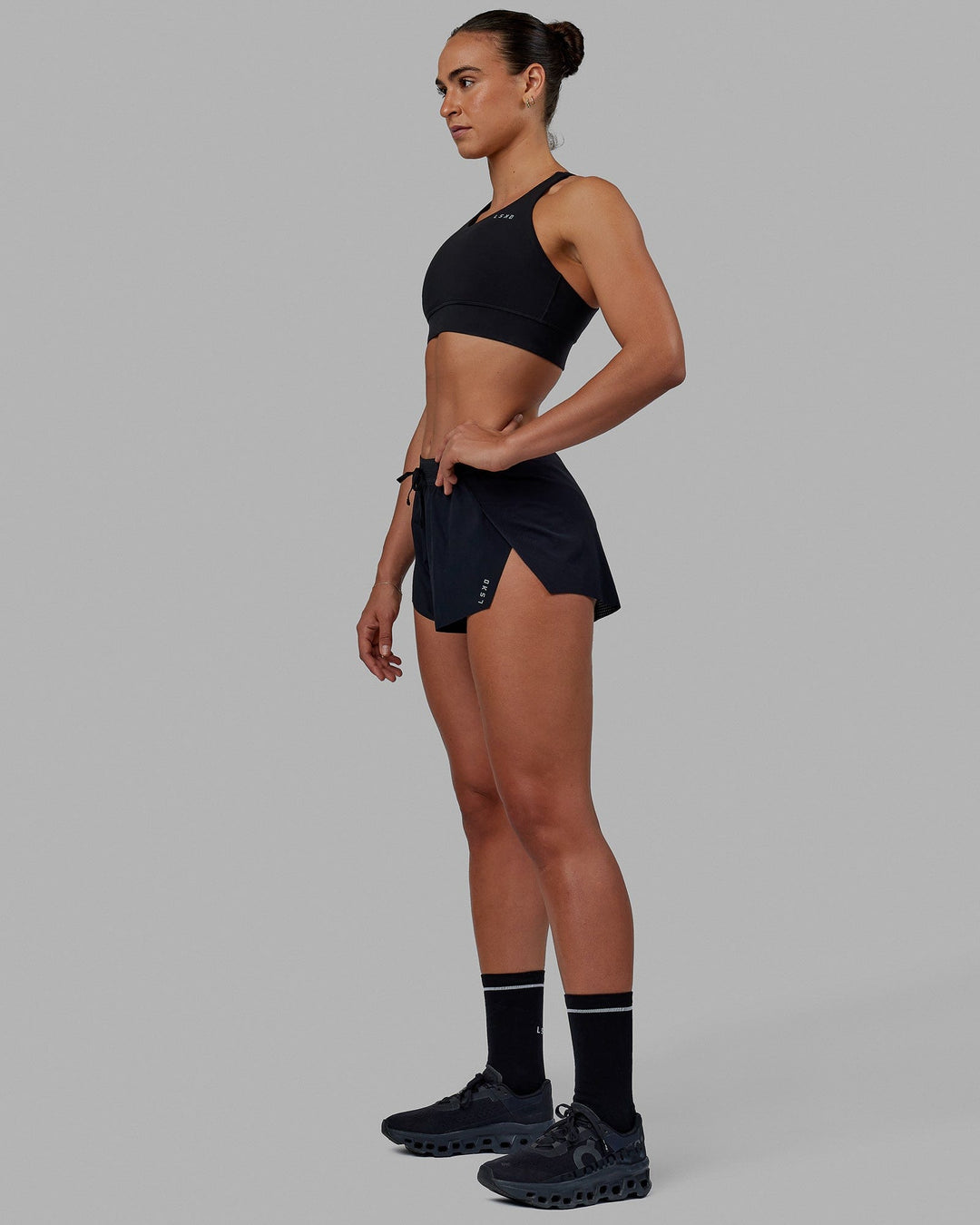 G Gradual Women's Running Shorts Athletic Workout Shorts for Women XL Black