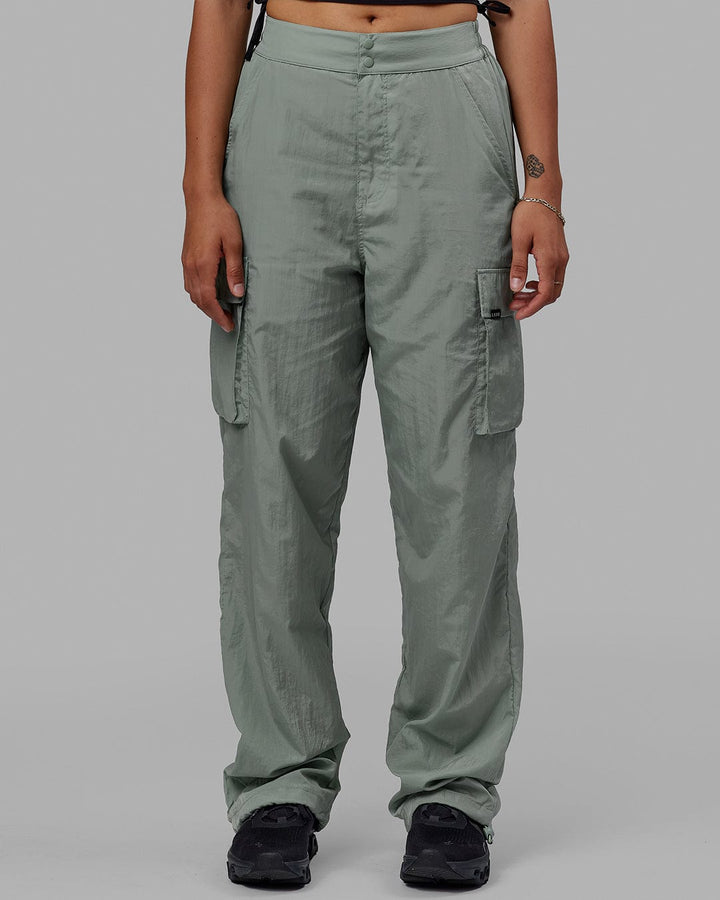 Woman wearing Unisex All Day Performance Cargo Pant - Iceberg Green