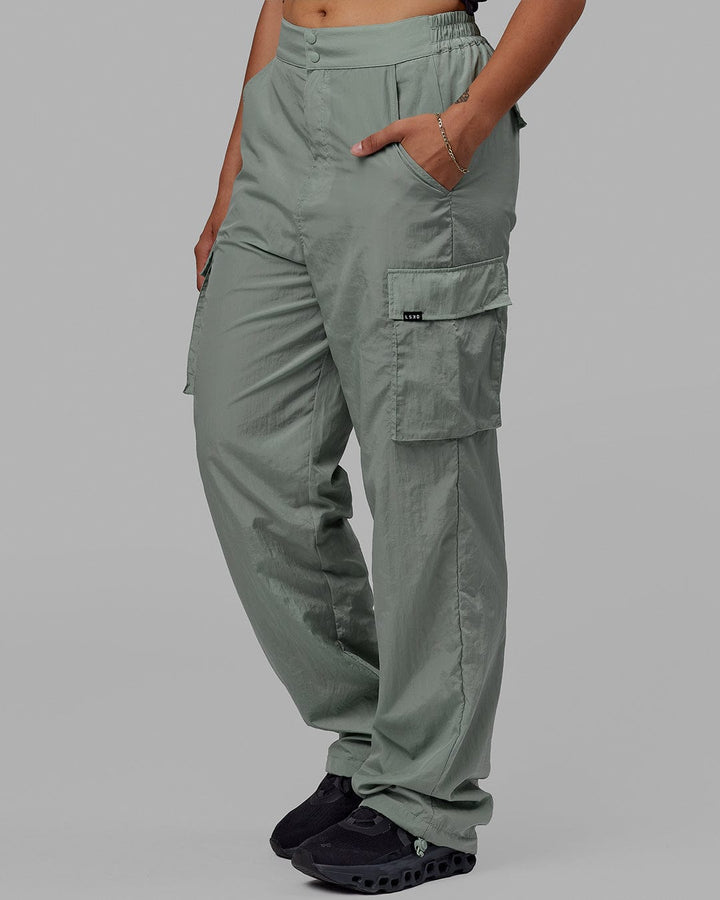 Woman wearing Unisex All Day Performance Cargo Pant - Iceberg Green
