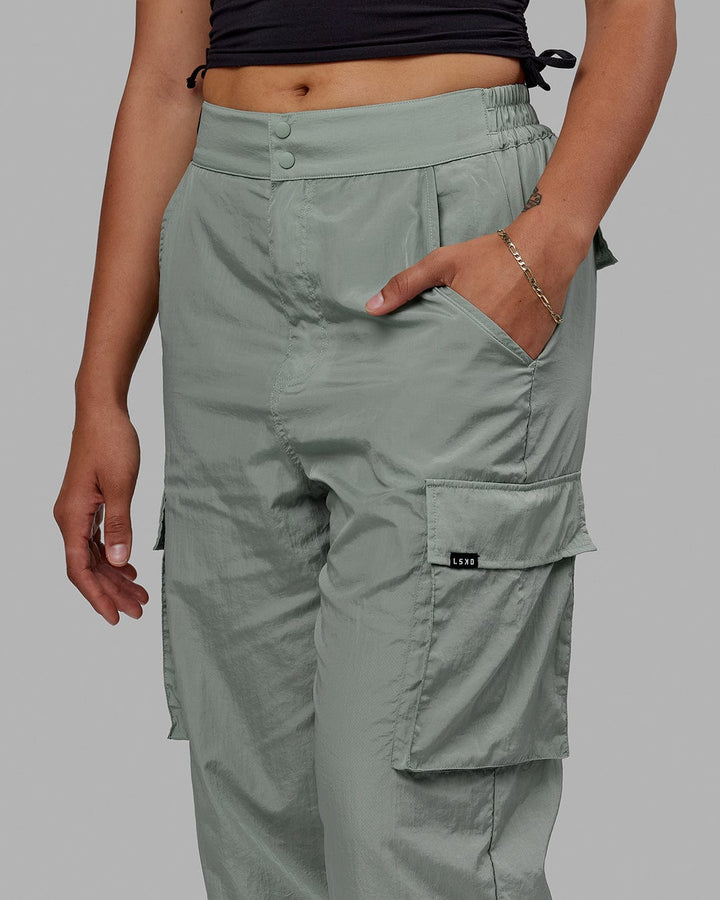 Woman wearing Unisex All Day Performance Cargo Pant - Iceberg Green