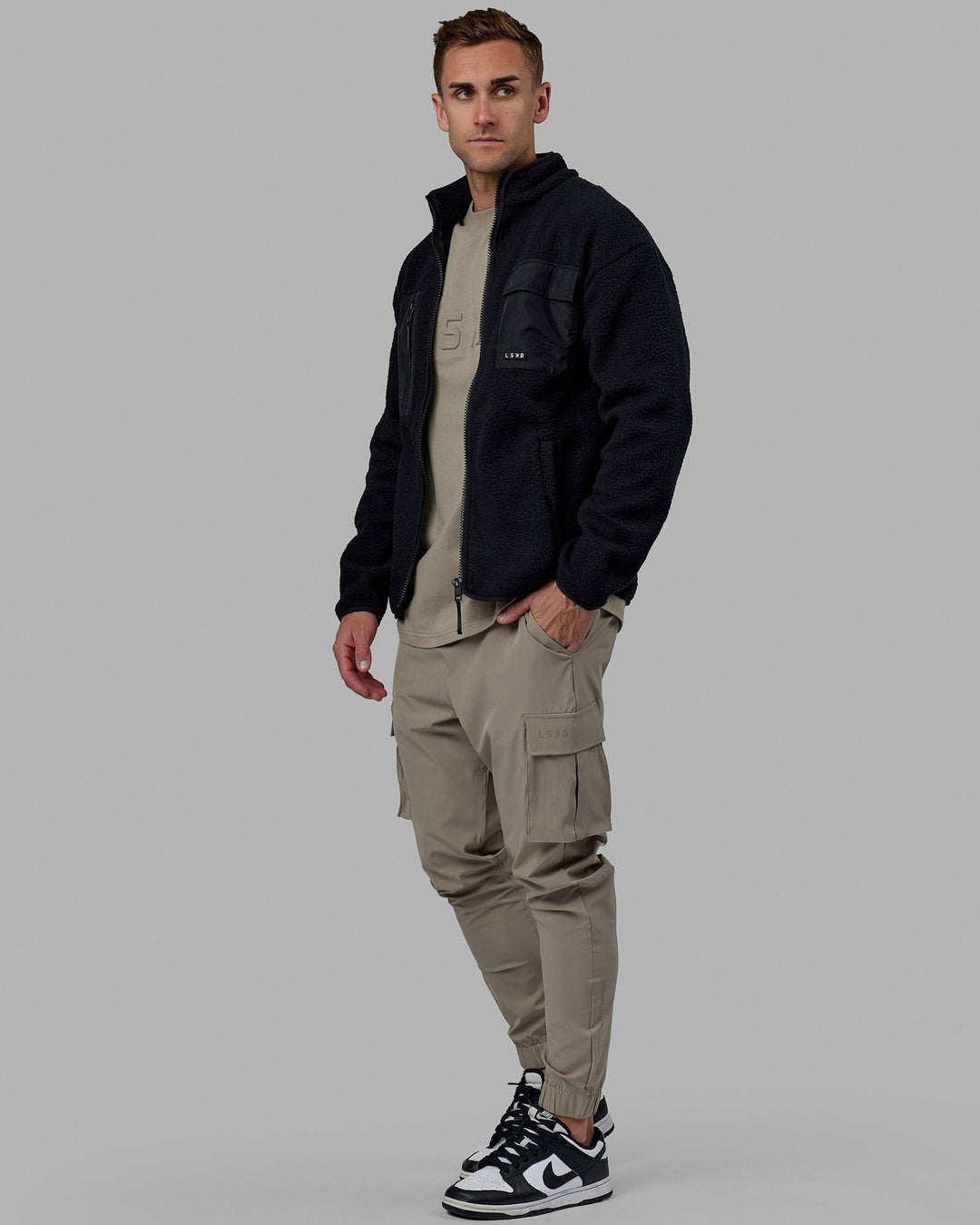 Man wearing Alpine Jacket - Black