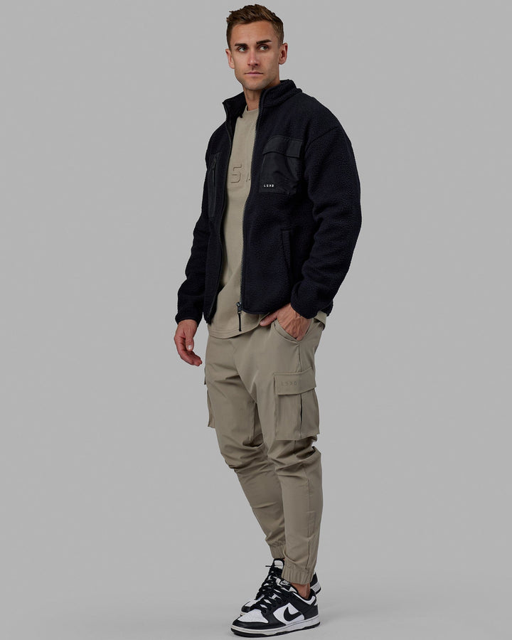 Man wearing Alpine Jacket - Black