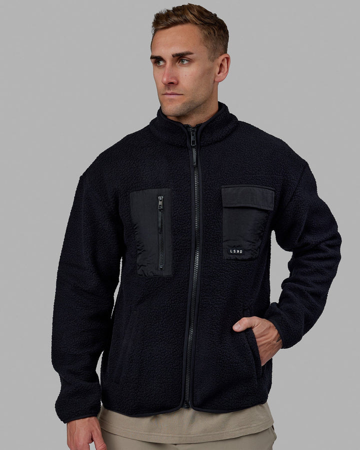 Man wearing Alpine Jacket - Black