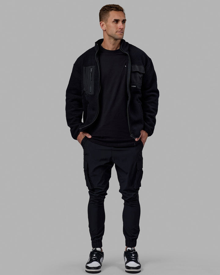 Man wearing Alpine Jacket - Black
