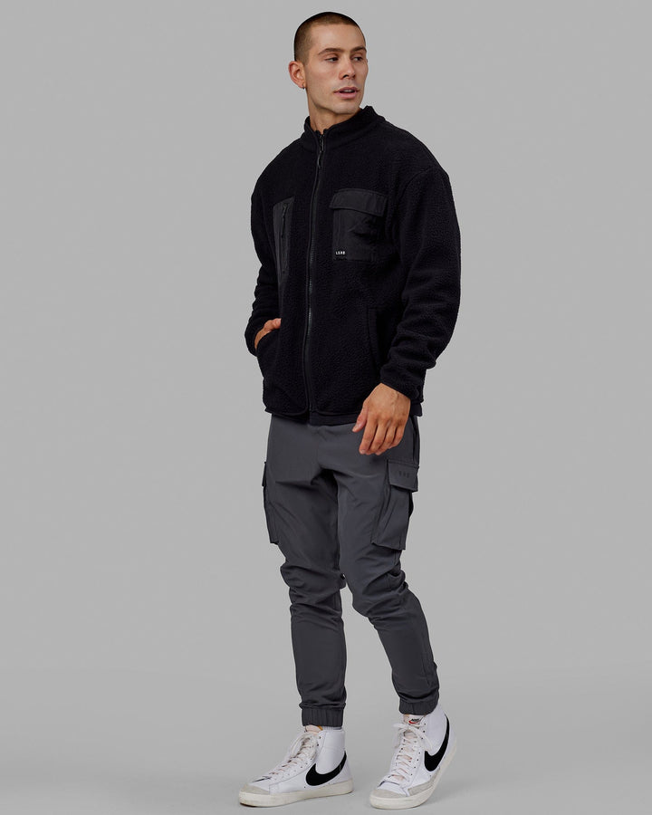 Man wearing Alpine Jacket - Black