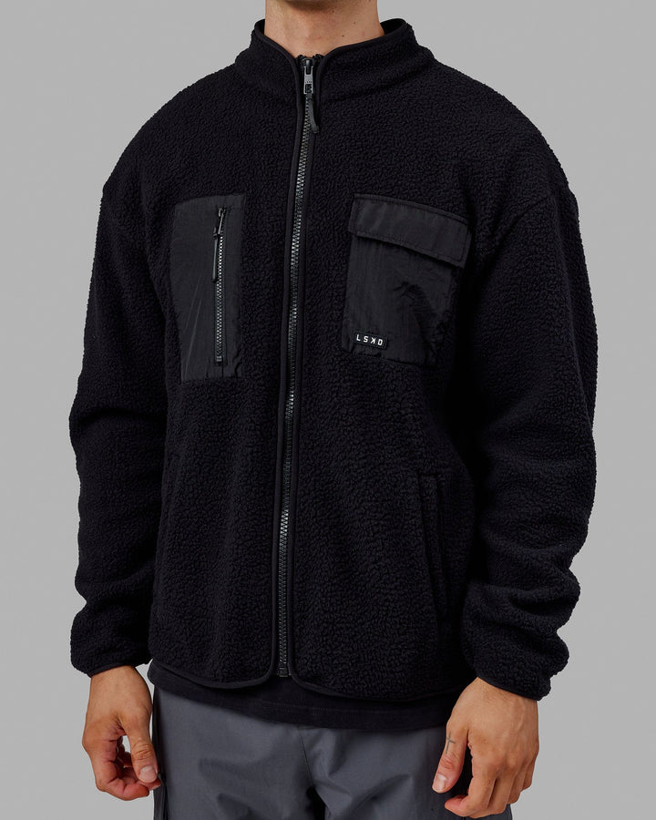 Man wearing Alpine Jacket - Black