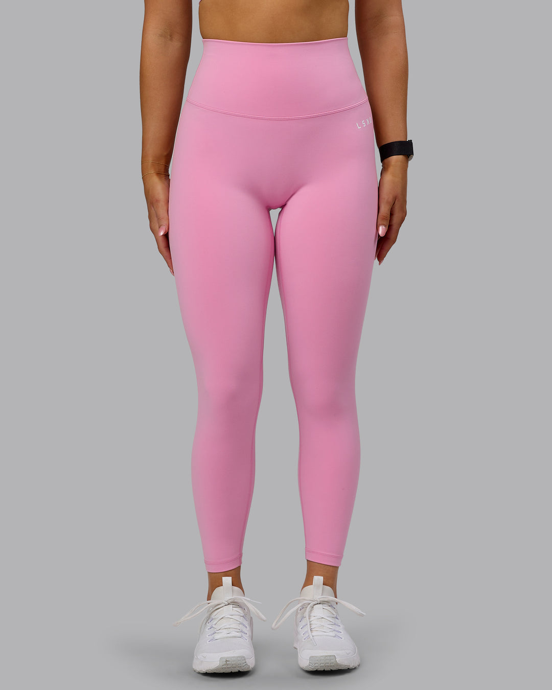 Woman wearing Base 2.0 Ultra High-Rise 7/8 Legging - Bubblegum