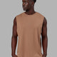 Man wearing Base FLXCotton Tank - Raw Umber