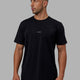 Man wearing Base FLXCotton Tee - Black