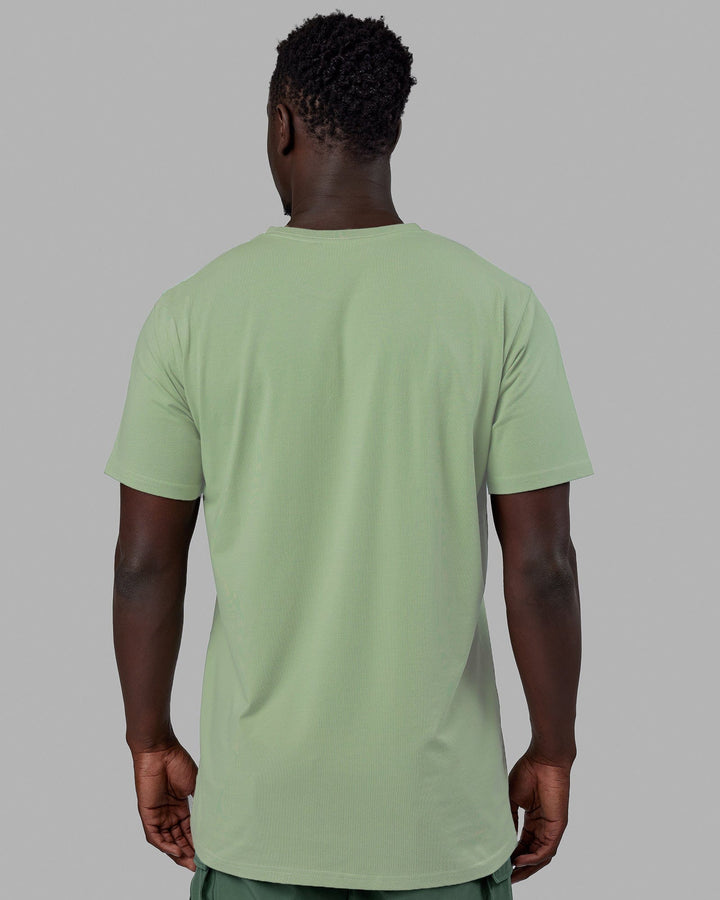 Base FLXCotton Tee - Green Fig