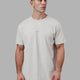 Man wearing Base FLXCotton Tee - Lunar Rock