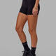 Woman wearing Bend X-Short Tight - Black