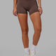 Woman wearing Bend X-Short Tight - Peppercorn