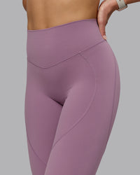Woman wearing Blaze Ultra High-Rise Full Length Legging - Grape