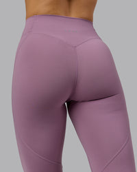 Woman wearing Blaze Ultra High-Rise Full Length Legging - Grape