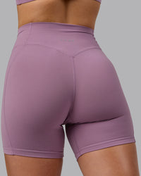 Woman wearing Blaze Ultra High-Rise 6" Short - Grape