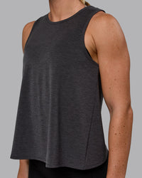 Woman wearing Breeze Training Tank - Black