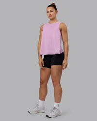 Woman wearing Breeze Training Tank - Pastel Orchid