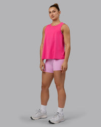 Woman wearing Breeze Training Tank - Ultra Pink | Thumbnail Index: 7