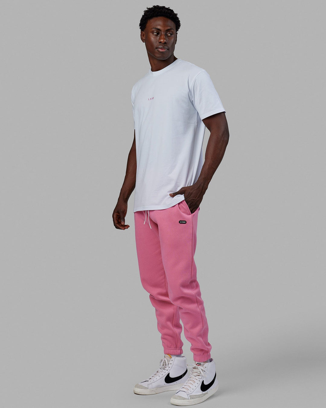 Unisex Capsule Track Pants - Pink Rose