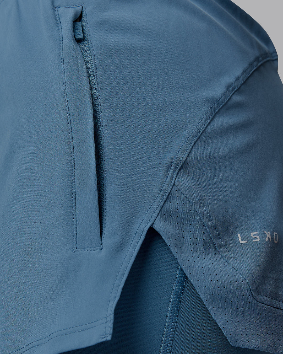 Woman wearing Challenger 3&quot; Lined Performance Shorts - Elemental Blue