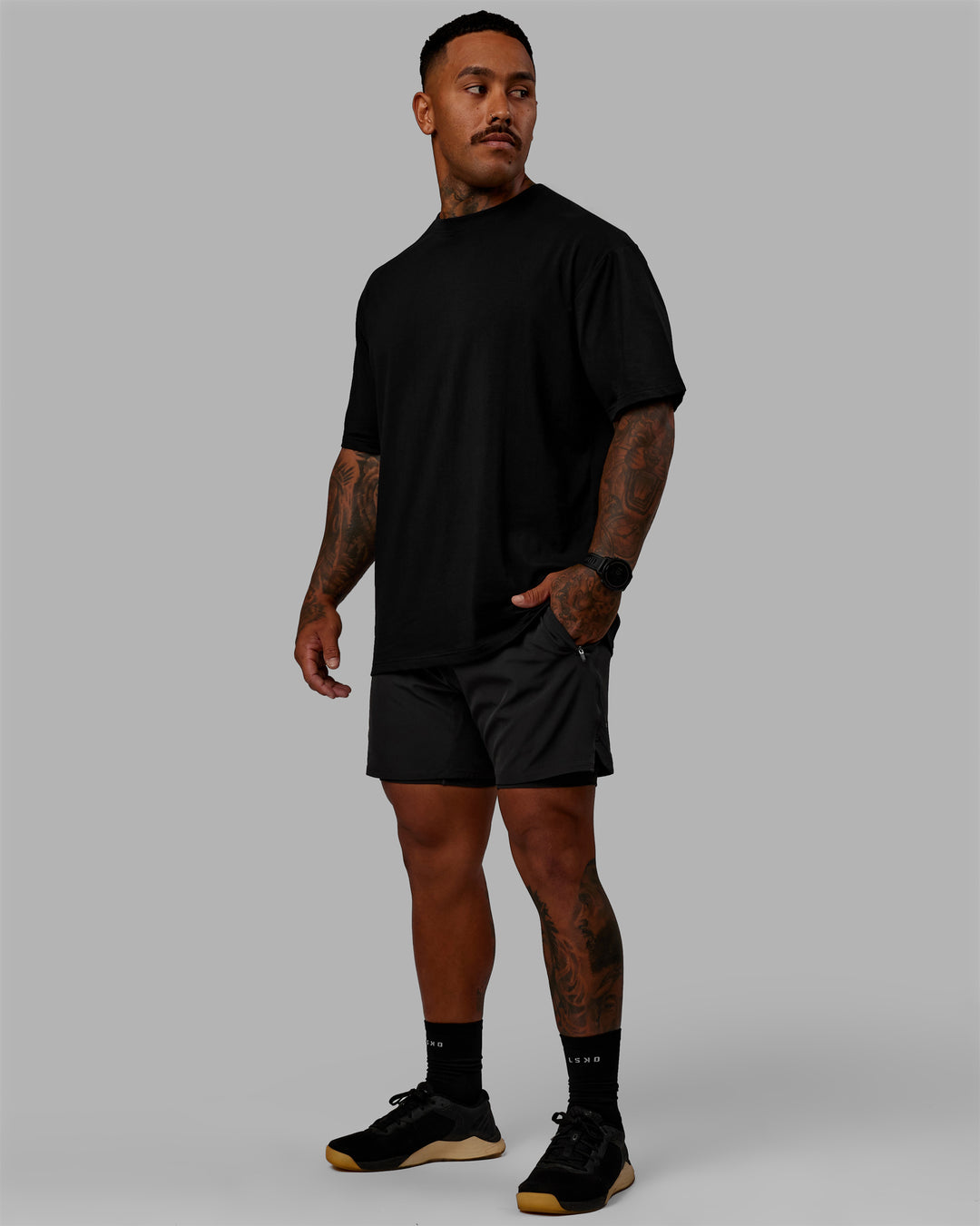 Challenger 6" Lined Performance Shorts - Pirate Black