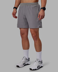 Man wearing Challenger 6" Performance Shorts - Storm Front
