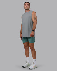 Man wearing Challenger 6" Performance Shorts - Sagebrush