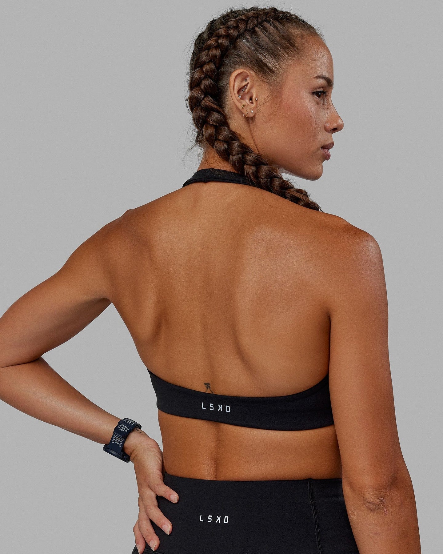 Backless Sports Bra with Halter Neck Design • Value Yoga