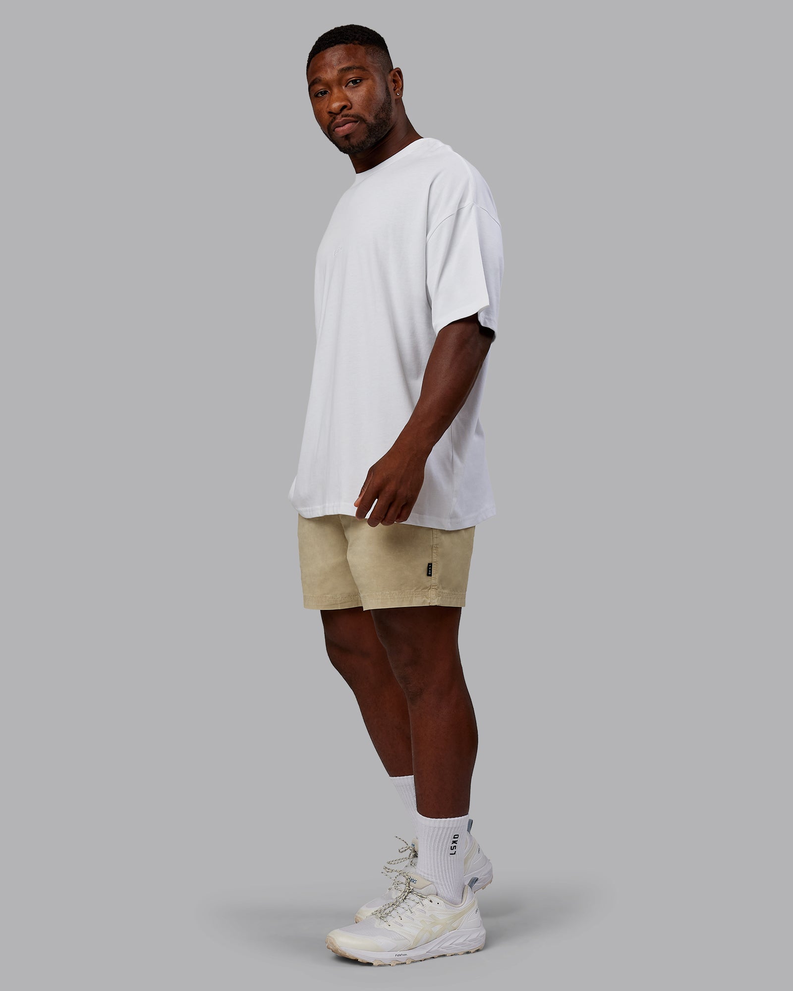 Washed Daily 5 Shorts Pale Khaki LSKD