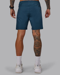 Man wearing Daily 7" Shorts - Indigo
