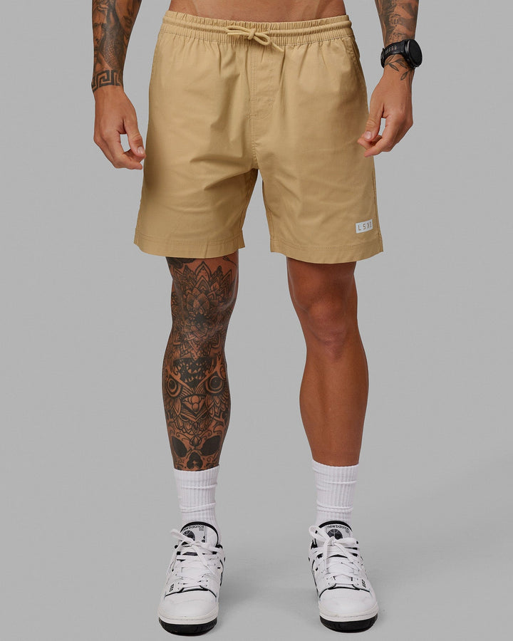 Man wearing Daily Shorts - Pale Khaki