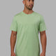 Man wearing Deluxe PimaFLX Tee - Green Fig