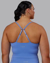 Woman wearing Elixir Active Tank - Ultramarine