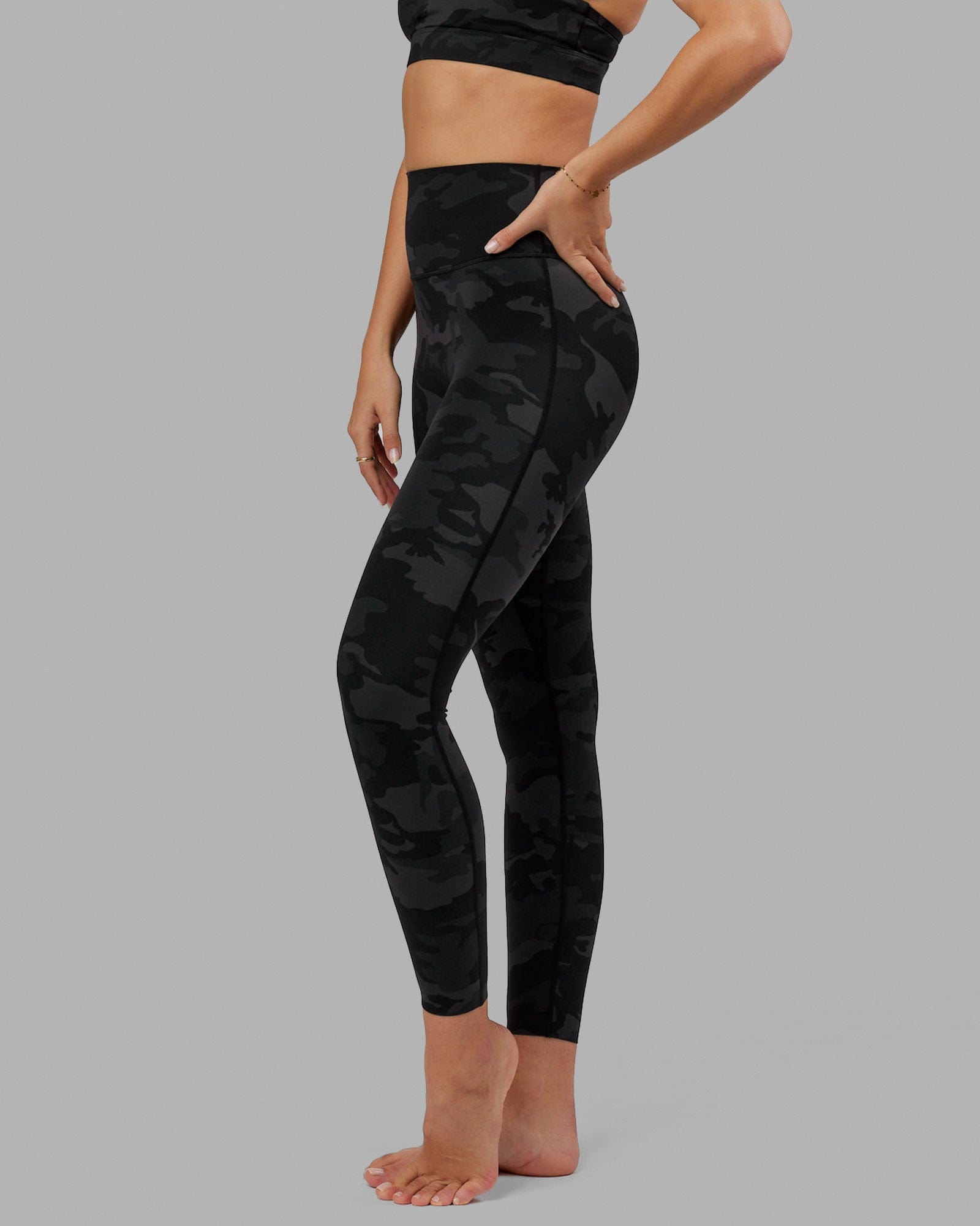 Elixir Full Length Tights Black Camo LSKD