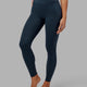 Elixir Full Length Tights - Navy No Logo